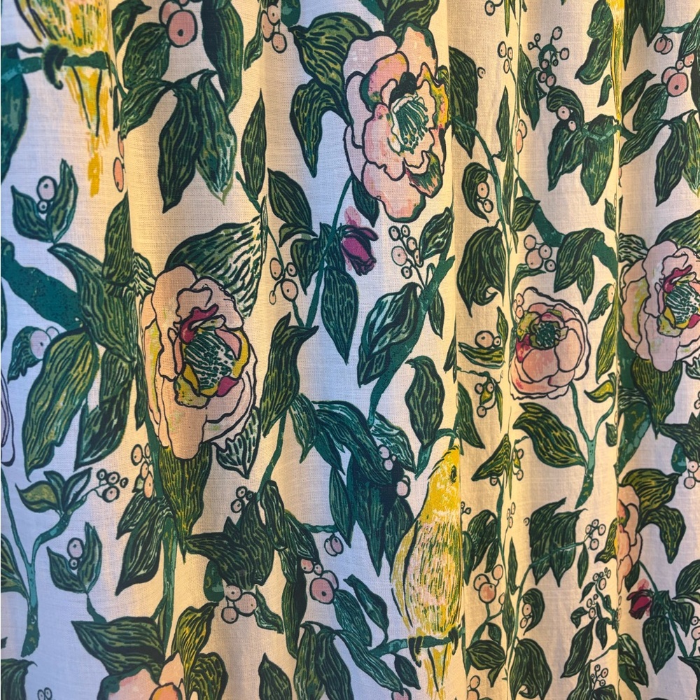 Opalhouse Target Bird Tropical Shower Curtain (Anthropologie / Rifle Paper look)